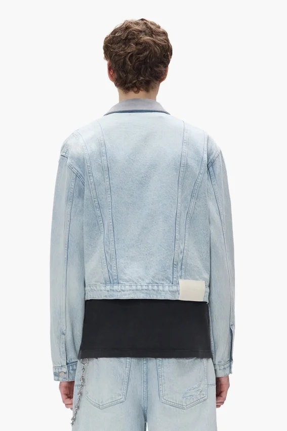 Contrast Collar Trucker Jacket