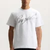 Crystal Slanted Script Tee