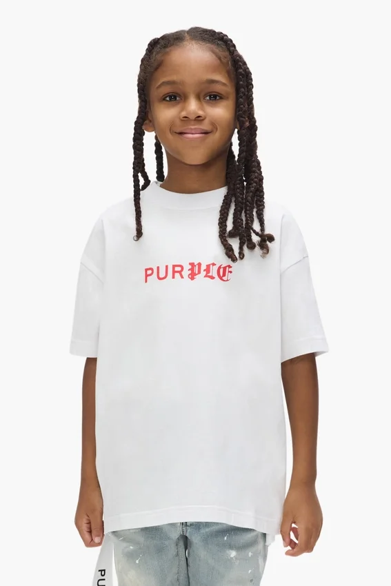 Kids' Half & Half Wordmark Tee