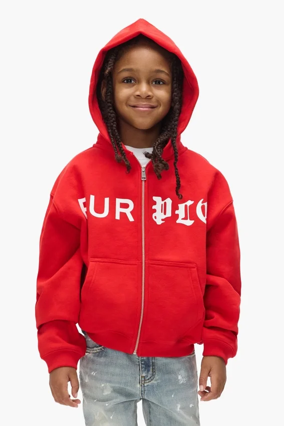 Kids' Half & Half Zip Up Hoodie
