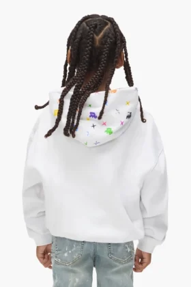 Kids’ Painted Monogram Hoodie