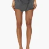 Leather Wrap Skirt
