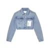 Logo Bling Crop Jacket