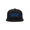 P902 5 PANEL HAT - Blue Text
