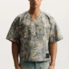 Painted Camo Leather Tee