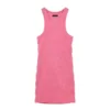 Wordmark Rib Cut Out Dress